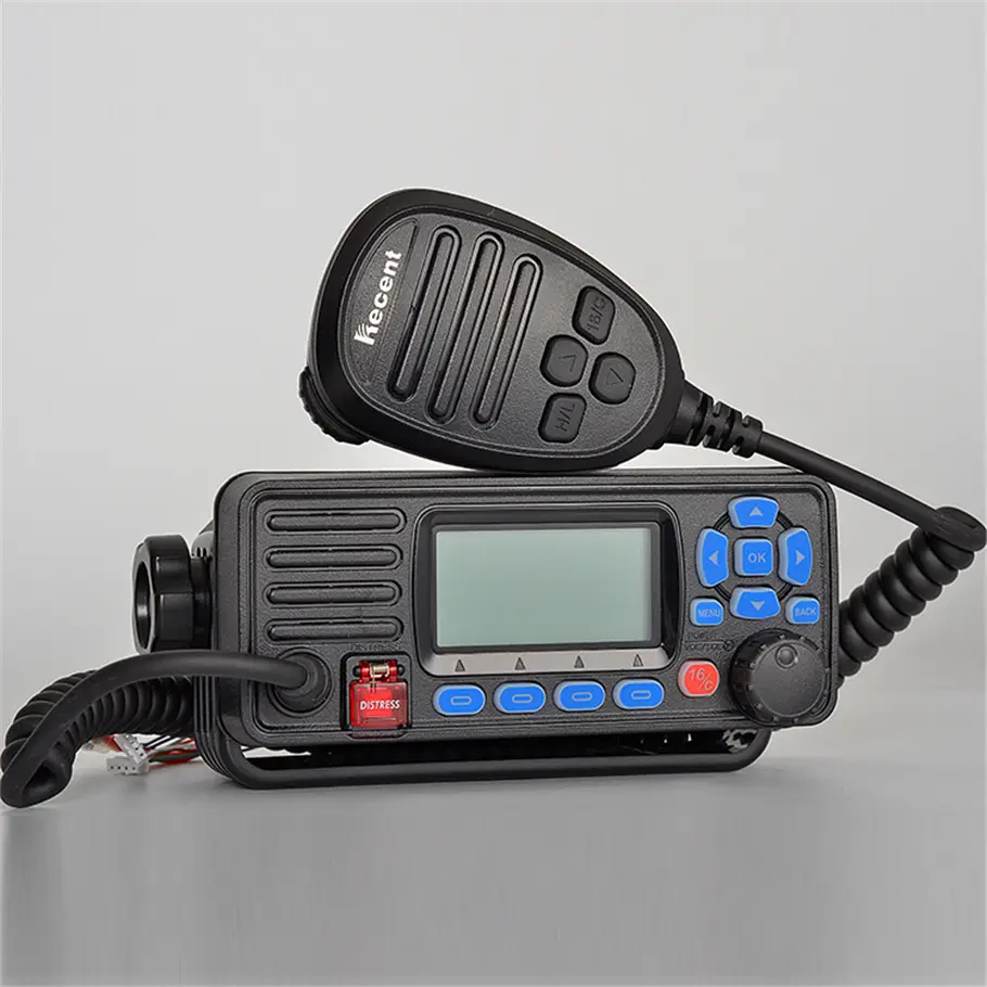 Radio Kapal Komunikasi Jarak Jauh, Radio Laut Komunikasi Kekuatan Tinggi GPS Bawaan untuk RS-509MG Terbaru