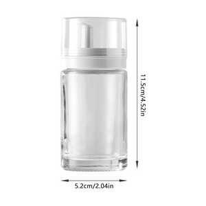 100ml Glass Oil <b>Bottle</b> <b>Mini</b> Soy Sauce Organizer Leak Proof Shaker Cooking Seasoning Oil Dispenser Container Kitchen Supplies - Product Image 1