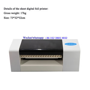 Máquina de estampación para impresora digital, material de hoja de AMD--360B, papel de tarjeta, pvc - Product Image 6