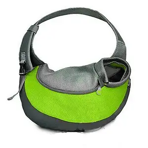 Bolsa de transporte para mascotas, bandolera de viaje con malla frontal para perros y gatos