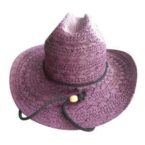 Cappelli di <span class=keywords><strong>paglia</strong></span> di cappelli da cowboy di carta rosso "son - Product Image 3