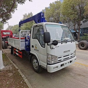 รถบรรทุก ISUZU 4x2 ติดตั้งเครนบูมยืดไสลด์ 3.2 ตัน สำหรับขาย รถบรรทุกติดเครน - Product Image 1