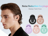 Bouchon d'oreille de sommeil silencieux personnalisé embouts d'oreille en mousse à mémoire de forme noir réduction du bruit protection auditive bouchons d'oreille de sécurité pour dormir avec filtre