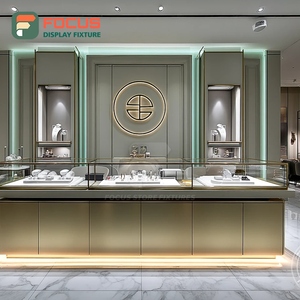 Vitrina de Exhibición de Joyería de Alta Visibilidad con Superficie Pulida, Mostrador de Exhibición para Tienda de Joyería - Product Image 2