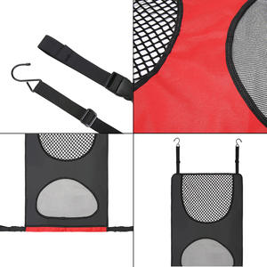 Clôture durable de barrière de <span class=keywords><strong>filet</strong></span> d'isolement de siège arrière de chiens d'animaux de compagnie avec 2 fenêtres de maille - Product Image 5