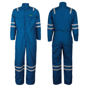 Overol Ignífugo y Antiestático Xk22-78996, Mezcla de Acrílico Molic 260G, Costuras Soldadas, para Trabajos Petroquímicos y Mineros - Product Image 1