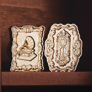 Suidis Série Antique Tampons à Cire Cachetée en Laiton Massif Finement Sculpté Style Rétro Européen Tête de Tampon Décorative - Product Image 2