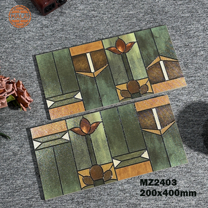 Carreaux de bordure décoratifs pour murs intérieurs 200x400mm, en céramique émaillée, style métro, pour cuisine - Vente chaude - Product Image 2