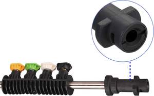 Adaptador de Extensión para Hidrolavadora Eléctrica con Cable, Lanza de Repuesto Negra, Solo Compatible con Modelos K2-K7 - Product Image 2