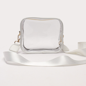 Brillante colorido claro transparente impermeable PVC monedero largo ajustable extraíble cinturón de hombro transparente estadio Crossbody <span class=keywords><strong>Ba</strong></span> - Product Image 3