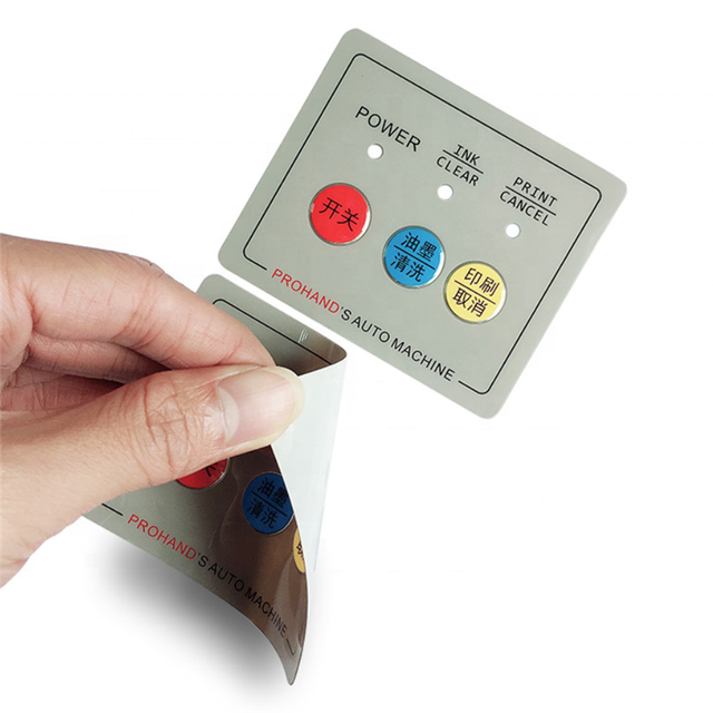 Deson Custom Capacitive Touch Membrane Switch Led Touch Panel Illuminated Numeric Keypads for Control Pane