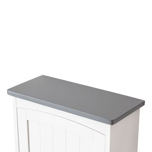 DB FRALIMK blanc gris haut MDF armoire murale petite salle de bain médecine organisateur pour cuisine salon salle de bain stockage - Product Image 6