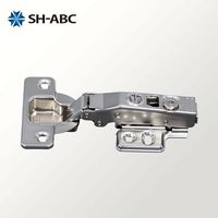 SH-ABC Bisagra de cierre suave ajustable de acero laminado en frío para herrajes de instalación de puertas de armarios de cocina y roperos