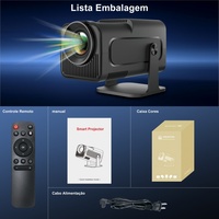 Meilleur vendeur HY320 Mini projecteur Android 11 Full HD 1080P 300ANSI Lumens Mise au point manuelle 1 Go 8 Go WiFi 6 LED 4K Vidéo Home cinéma