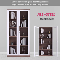 Armoire de bureau moderne en acier, classeur de documents, casier de rangement personnalisé, durable, grande capacité, pour usage commercial, hôtelier et domestique