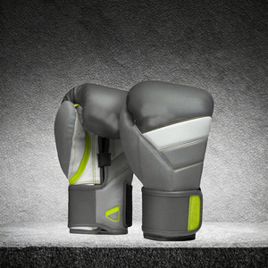 Guantes de Boxeo MMA Sanda de Calidad Profesional de 6oz-12oz, Guantes de Entrenamiento de Cuero con Agarre para las Manos, Cierre Personalizable - Product Image 3