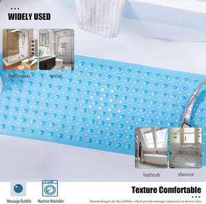 Tapis de massage antidérapant pour bain et douche, lavable en machine, écologique, en PVC inodore avec ventouses, idéal pour hôtels – Vente chaude - Product Image 5