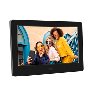 Bán buôn giá thấp 7 8 9 10 inch mỏng Wall Mount HD hình ảnh LCD thời gian Album ảnh kỹ thuật số khung khung video - Product Image 3