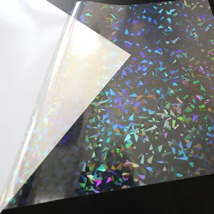 Inkjet Imprimível A4 Adesivo Papel Adesivo Filme Impermeável Transparente Holográfico Overlay Laminação Vinil Adesivos Papel