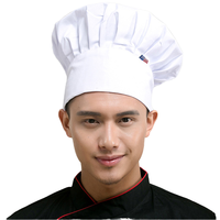 Gorro de Cocina Profesional Elástico y Ajustable para Hombre, Gorro de Cocinero, Panadero, Catering, Chef de Restaurante