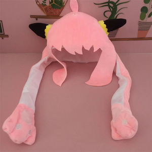 Nuevos Gorros de <span class=keywords><strong>Peluche</strong></span> <span class=keywords><strong>Anya</strong></span> al por Mayor con Orejas Móviles, Gorro de Navidad de <span class=keywords><strong>Anime</strong></span>, Gorro de <span class=keywords><strong>Peluche</strong></span> con Orejas Largas Móviles, Juguete de <span class=keywords><strong>Peluche</strong></span> con Movimiento - Product Image 2