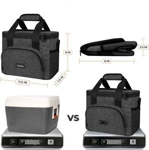 Soft Cooler <b>Bag</b> Insulated Lunch Cooler <b>Bag</b> for Men Work Camping <b>Beach</b> Travel Portable Waterproof <b>Large</b> Lunch <b>Bag</b> Box - Product Image 6