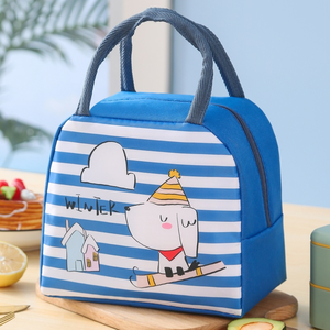 Vente en gros Prix le plus bas de jolis animaux Cartoon portable Snack boisson sac isotherme sac à lunch pour écoliers - Product Image 6