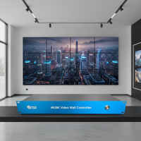 Procesador de Video Industrial 8K60, 15 Canales HDMI 1xN/2xN, Empalme 1080P 1200P, Controlador WEB RS232, Empalme sin Interrupciones, Procesador LED