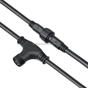 Venta caliente M24 IP67 Impermeable Gran Corriente Macho Hembra <span class=keywords><strong>Cable</strong></span> Conectores Conector de <span class=keywords><strong>cable</strong></span> de cobre para conector eléctrico - Product Image 1