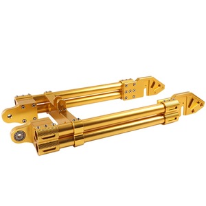 Nuevo Brazo Oscilante para <span class=keywords><strong>Motor</strong></span> de Vehículo Eléctrico, Modificación/Actualización, Doble Tubo, Aleación de Aluminio CNC Reforzada, Horquilla Plana Ajustable - Product Image 1