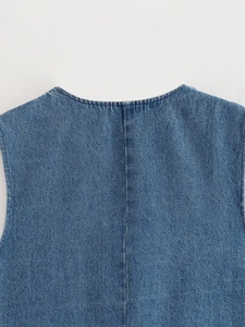 Vente en gros Nouveauté été Europe et États-Unis Gilet en jean pour <span class=keywords><strong>femme</strong></span> Sous-vêtement féminin - Product Image 5