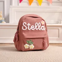 Mochila Personalizada para Niños Pequeños, Mochilas con Nombre, Bolsa Escolar para Niñas, Niños y Preescolares