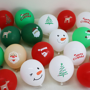 Natale pupazzo di neve palloncini in lattice decorazioni natalizie inverno tema neve Xmas Noel Natal Navidad fornisce palloncini pupazzo di neve - Product Image 3