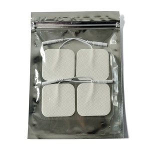 Almohadillas de electrodos de unidad Ems <span class=keywords><strong>Tens</strong></span> no tejidas, hoja electrónica cuadrada de 5x5cm, terapia física, alivio del dolor muscular, electrodos de masaje <span class=keywords><strong>Tens</strong></span> - Product Image 2