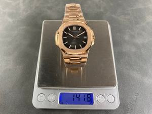 Reloj Mecánico de Lujo, Super Calidad, Resistente al Agua, 40mm, Fábrica DDF, Movimiento ETA 324, 5711, 141g, Oro Rosa, PP - Product Image 5