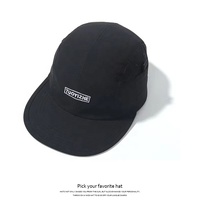 Snapback étanche course à pied cinq panneaux casquette de camp new york baseball sport casquette nylon 5 panneaux casquettes et chapeaux vente en gros