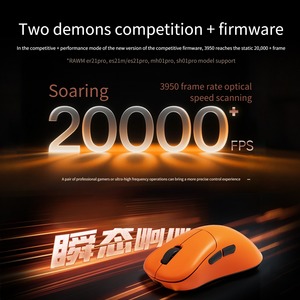 Ratón RAWM ER21Pro Ligero de 49g, Modo Dual PAW3950 30000DPI 750IPS NRF52840 8000hz, Ratón para Juegos Esports para Valorant/<span class=keywords><strong>LOL</strong></span>/FPS - Product Image 4