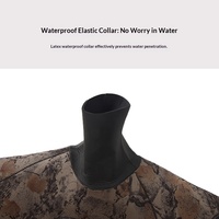 Combinaison de plongée sèche 5 mm à double valve, entièrement étanche, avec éponge de compression CR, pour adulte, hiver et automne, fermeture éclair étanche KBM, importée