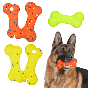 Üretici OEM çevre dostu ETPU oyuncak köpek kemik dayanıklı yıkılmaz köpek oyuncak agresif Chewer için interaktif Pet güvenli oyuncak - Product Image 1