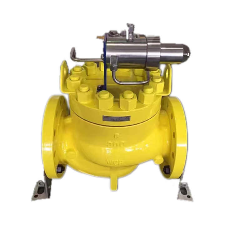 High-Performance Manual Control Valve with Pilot System Self-Acting for Gas Oil Water at High Temperatures OEM Customizable