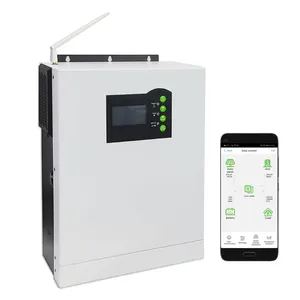 1kw 2kw 3kva 3kw 5kva 5 kw Pure Sine Wave Hybrid UPS Solar Inverter 220V With Battery Charger