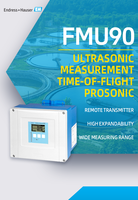 Transmisor de Nivel Ultrasónico FMU90-R11CA111AA3A FMU90, Precisión de 0.15, Aleación de Aluminio, ABS, Compatible con E+H, 1 Año de Garantía