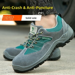 Chaussures <span class=keywords><strong>de</strong></span> sécurité basses unisexe <span class=keywords><strong>de</strong></span> haute qualité avec embout en acier, tendance, respirantes, protectrices, imperméables et antidérapantes pour le travail en usine - Product Image 5