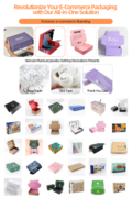 Petites boîtes d'expédition personnalisées en carton ondulé rose, imperméables, avec impression en relief, recyclables, pour chaussures, vêtements, emballages cadeaux