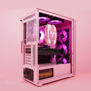 Boîtiers de jeu <span class=keywords><strong>PC</strong></span> SAMA rose, boîtier USB3.1, boîtier de bureau pour jeux, démarrage rapide, boîtier de jeu <span class=keywords><strong>PC</strong></span> - Product Image 4