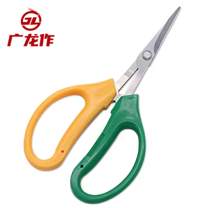 Nhà Máy Giá không dính cắt tỉa kéo cong vườn cắt tỉa Shears trái cây chọn cây bonsai kéo - Product Image 2