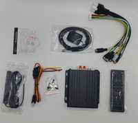 A&S OEM 1080P HD 4G AI Double objectif Caméra de tableau de bord 4 canaux DVR avec ADAS DMS GPS WiFi Carte SD Rétroviseur