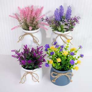 Mini vaso artificiale impermeabile fiori per campo da calcio all'aperto facile installazione e resistente al fuoco - Product Image 3