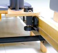 Reformer de Pilates pliable et réglable en chêne - Équipement de fitness multifonctionnel pour la maison, portable et durable pour le yoga