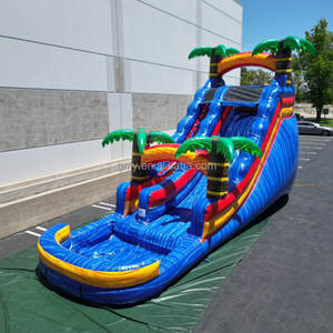 Toboggan gonflable bleu et violet GMY Inflatables, nouvelle tendance <span class=keywords><strong>pour</strong></span> la <span class=keywords><strong>location</strong></span> de fêtes, toboggan aquatique gonflable <span class=keywords><strong>avec</strong></span> <span class=keywords><strong>piscine</strong></span> - Product Image 6